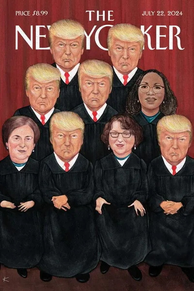 Постер с обложкой The New Yorker 22.07.2024