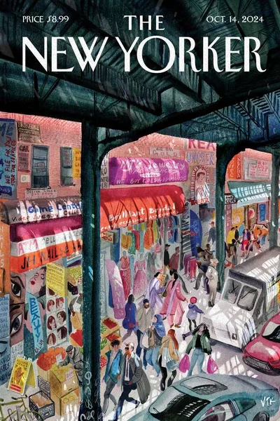 Постер с обложкой The New Yorker 14.10.2024