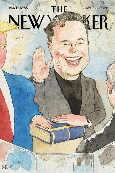 Постер с обложкой The New Yorker 20.01.2025