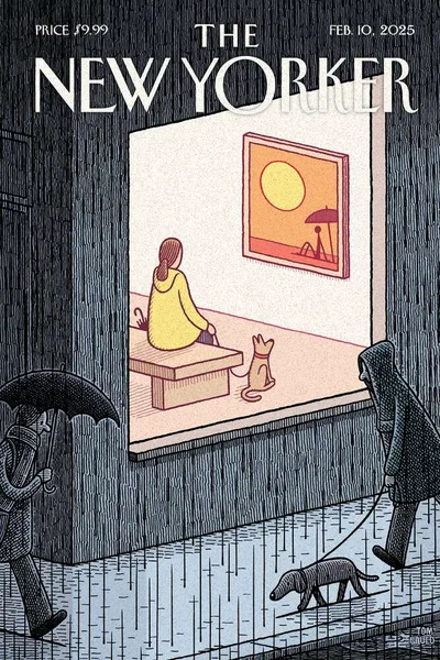 Постер с обложкой The New Yorker 10.02.2025