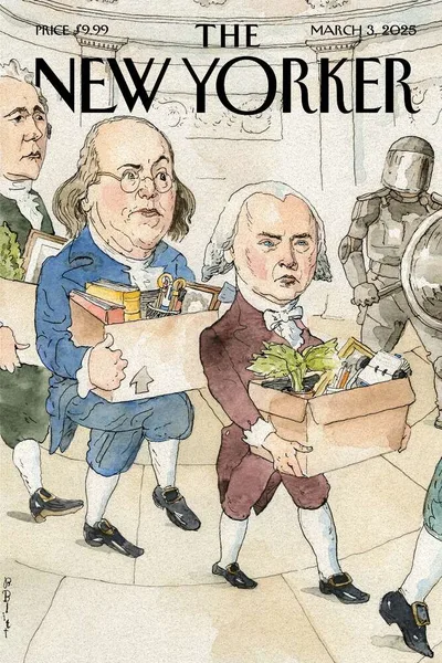 Постер с обложкой The New Yorker 03.03.2025