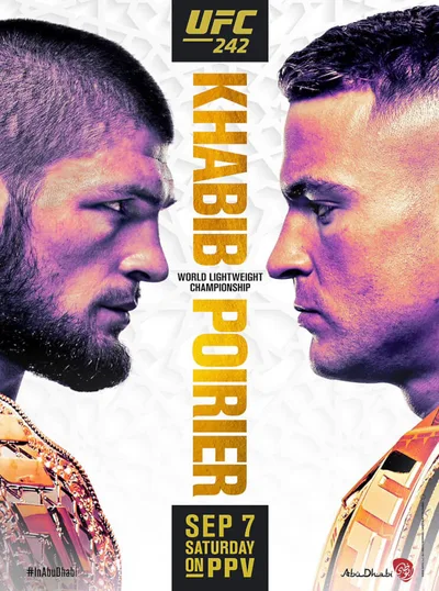 Постер UFC 242: Хабиб и Порье