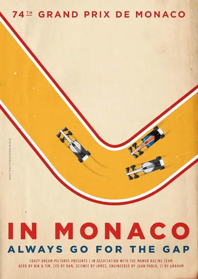 Постер F1 74TH Grand Prix De Monaco