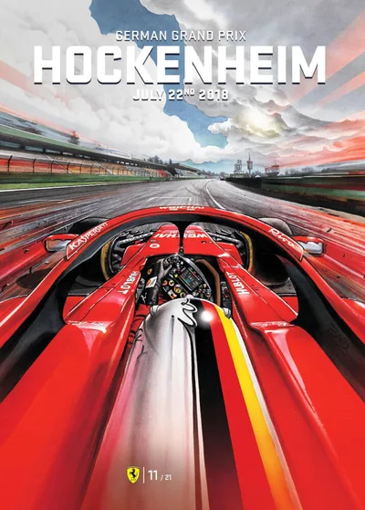 Постер F1 German Grand Prix Hockenheim