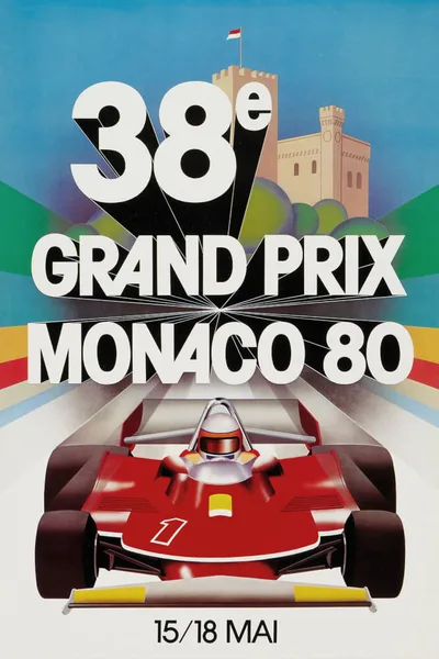 Постер Grand Prix Monaco 80