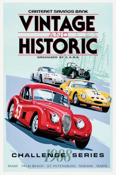 Постер Vintage and Historic 1988