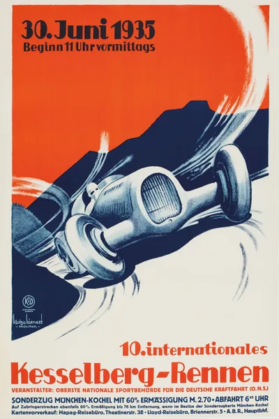 Постер Kesselberg-Rennen 1935