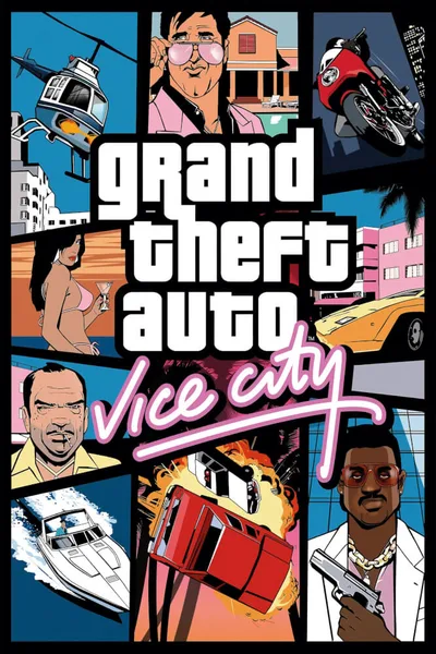 Постер Grand Theft Auto: Vice City (GTA)