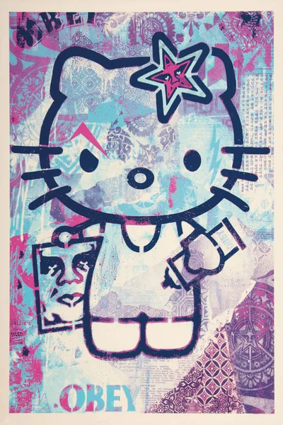 Постер Shepard Fairey – Hello Kitty
