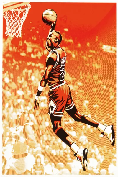 Постер Shepard Fairey – Michael Jordan