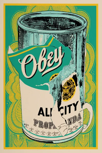 Постер Shepard Fairey OBEY Soup Can